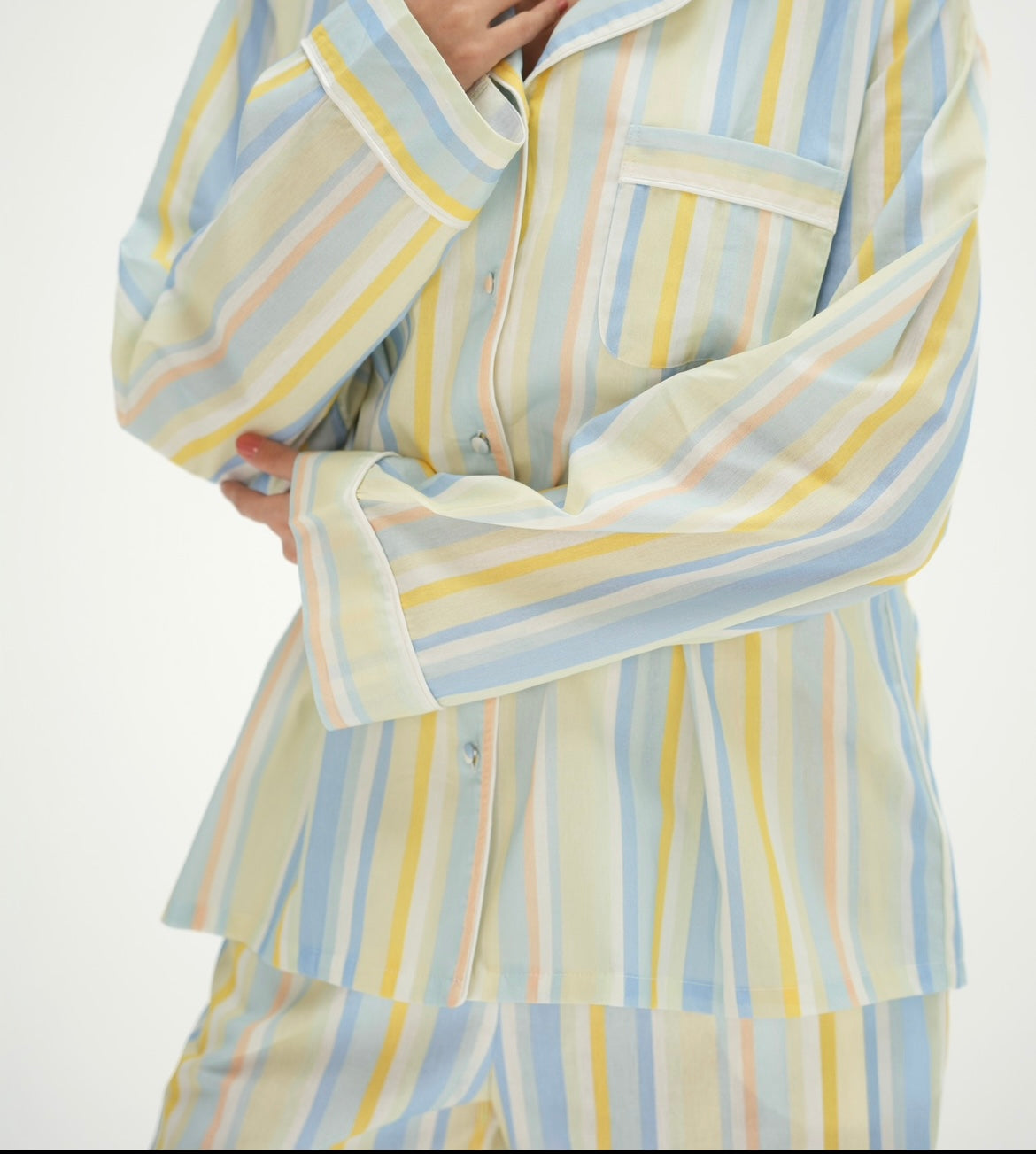 Stripes - Cotton Long Pajama Set