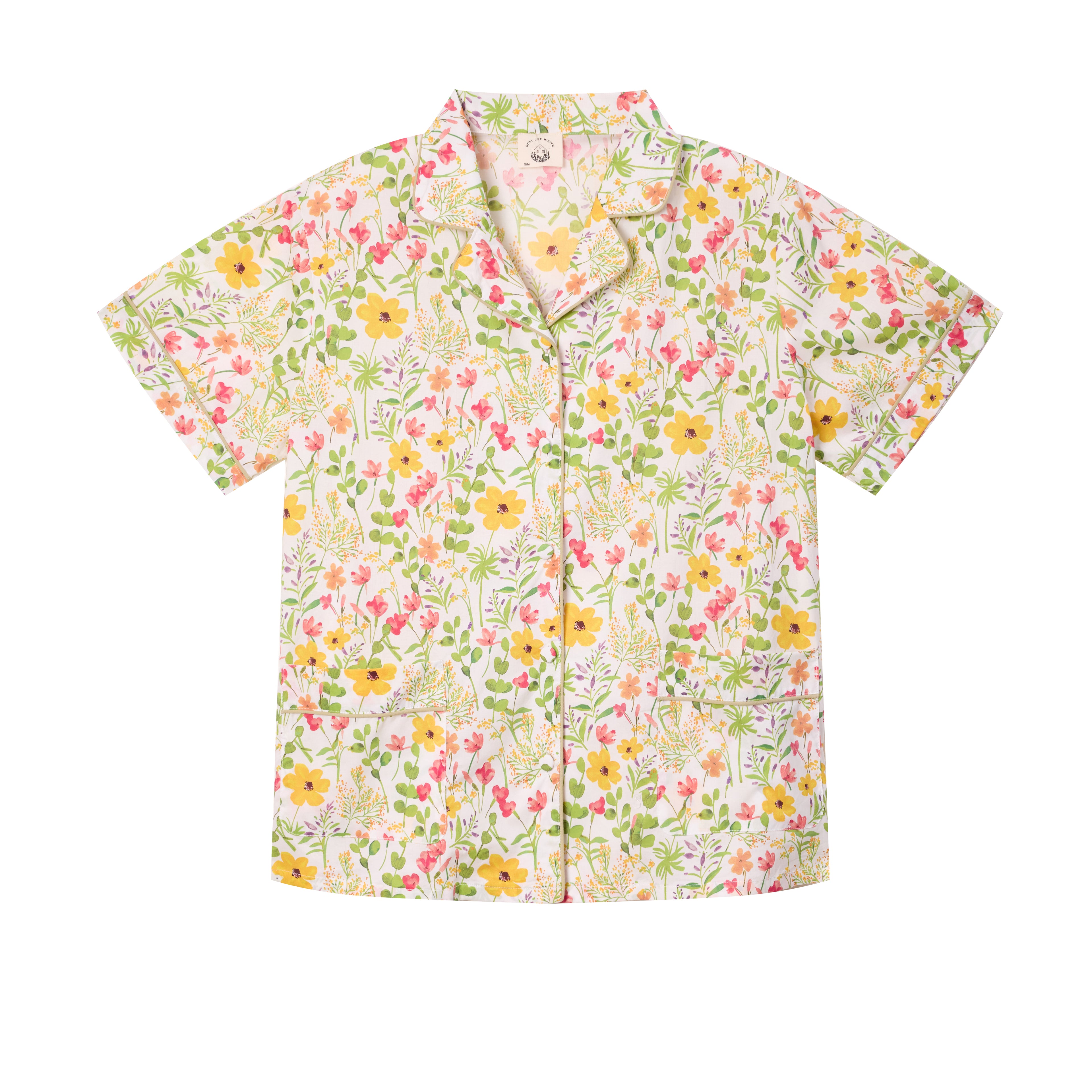 Garden - Short Sleeve cotton Comfort Set (Long Pants)