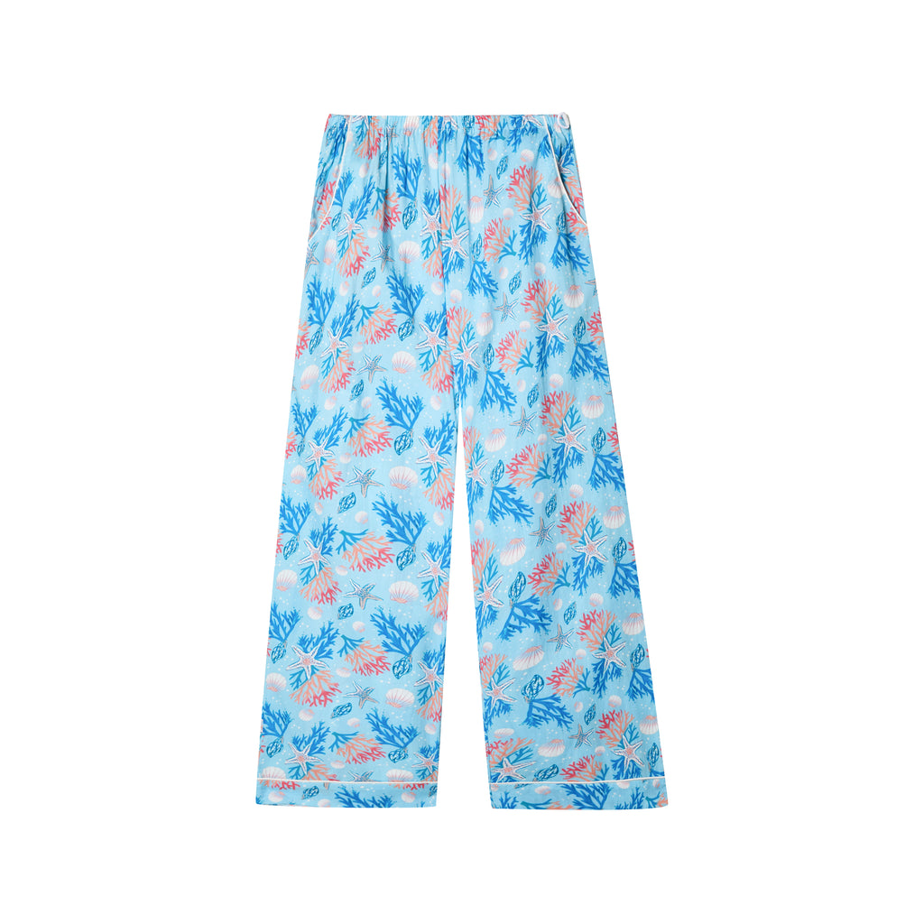 Ocean - Short Sleeve cotton Comfort Set (Long Pants)