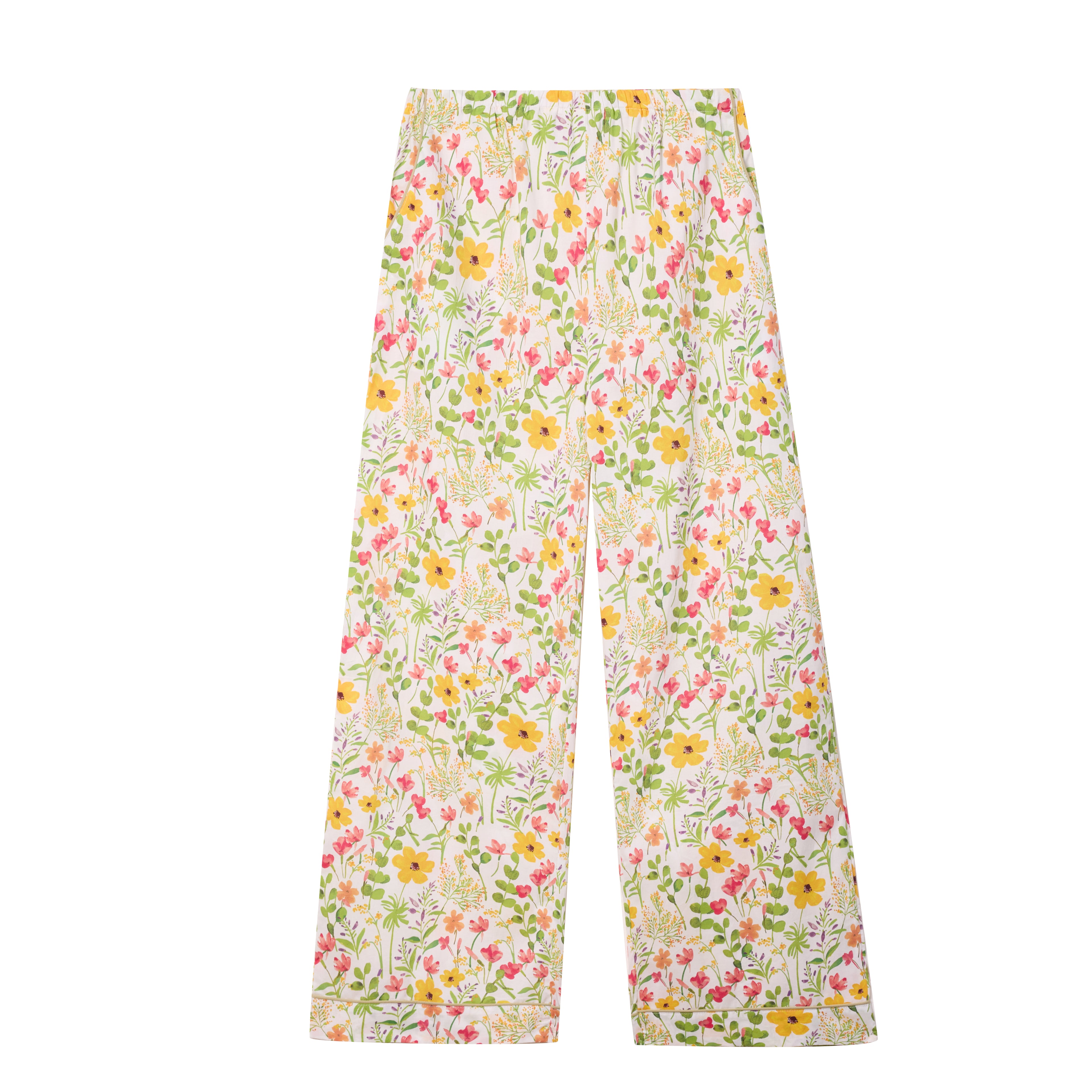 Garden - Short Sleeve cotton Comfort Set (Long Pants)